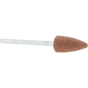 NORTON Mounted Point: 3/4" Thick, 1/8" Shank Dia, B52, 90 Grit, Fine 61463624422