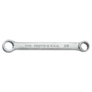 PROTO Box End Wrench: 3/8 x 7/16", 12 Point, Double End J1122