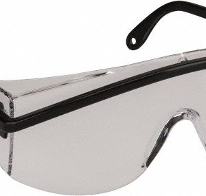 UVEX Safety Glass: Scratch-Resistant, Polycarbonate, Clear Lenses, Full-Framed, UV Protection S135