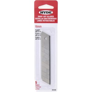 HYDE TOOLS Knife Blade: Snap-Off 42330