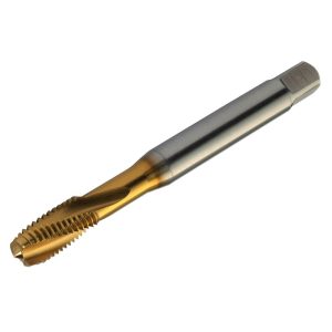 SANDVIK COROMANT Spiral Flute Tap: M8x1.25, Metric, 3 Flute, Modified Bottoming Chamfer, 6H Class of Fit, Cobalt, Straw Finish 8248835