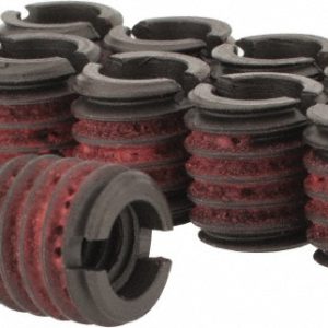 E-Z LOK Thread Locking Insert: 1/4-20 Internal Thread, 7/16-14 External Thread, UNC, 7/16" OAL, Self-Lock Wall 329-4