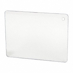 LOC-LINE 10 Inch Long x 7-1/2 Inch Wide x 1/8 Inch High/Thick Polycarbonate Replacement Shield 60529