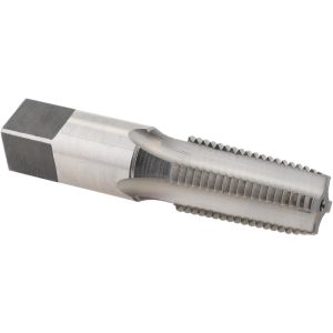 REIFF & NESTOR Standard Pipe Tap: 1/4-18, NPT, 4 Flutes, High Speed Steel, Bright/Uncoated 46110