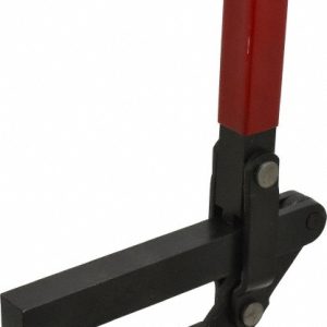 DE-STA-CO Manual Hold-Down Toggle Clamp: Vertical, 1,000 lb Capacity, Solid Bar, Flanged Base 528