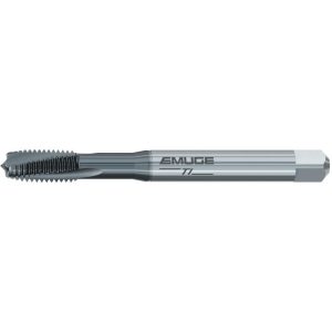 EMUGE Spiral Point Tap: M2x0.40 Metric, 2 Flutes, Plug, 6H Class of Fit, Cobalt, TiCN Coated B0309601.0020