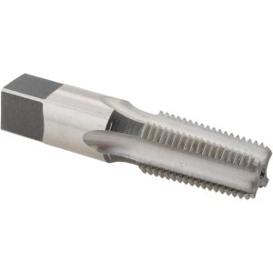 REIFF & NESTOR Standard Pipe Tap: 1/4-18, PTF SAE, 4 Flutes, High Speed Steel, Bright/Uncoated 47009