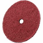 3M Deburring Disc: 6" Dia, 1/2" Hole, Very Fine Grade, Aluminum Oxide 7100032358