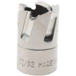 HOUGEN Annular Cutter: 17/32" Dia, 1/4" Depth of Cut, High Speed Steel 11118
