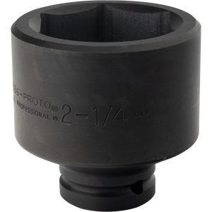PROTO Impact Socket: 3/4" Drive, 2-1/4" Socket, Hex Drive J07536
