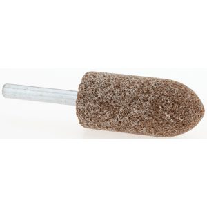 NORTON Mounted Point: 2" Thick, 1/4" Shank Dia, A11, 36 Grit, Very Coarse 61463624384