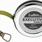 LUFKIN 1/16 Inch Graduation, 6 Ft Measurement, Steel Diameter Tape Measure W606P