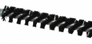 SCHAEFER BRUSH Single Stem/Spiral Condenser Tube Brush: 1/2" Dia, 6-1/4" OAL, Nylon Bristles 43710