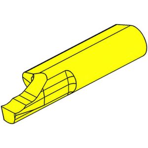 HORN Grooving Inserts; Insert Style: 105 ; Insert Size Code: 105125 ; Cutting Width (Decimal Inch): 0.0790 ; Cutting Width (mm): 2.000 ; Insert Hand: Right Hand ; Maximum Depth of Cut (Decimal Inch): 0.1970 R105062028TI25