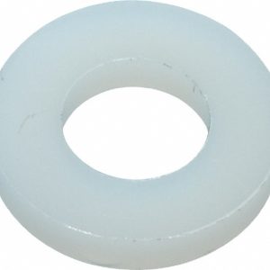 ELECTRO HARDWARE 1/4" Screw Standard Flat Washer: Nylon WF3573N