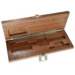 TESA BROWN & SHARPE Caliper Case: 1 Pc, Use with T-Bar Depth Base Attachment & Tri-Cal Universal Vernier Calipers, Includes Wood Caliper Case 599-578-9999