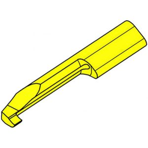 HORN Grooving Inserts; Insert Style: U110 ; Insert Size Code: 110260 ; Cutting Width (Decimal Inch): 0.0620 ; Cutting Width (mm): 1.580 ; Insert Hand: Right Hand ; Maximum Depth of Cut (Decimal Inch): 0.1570 RU110006270TI25
