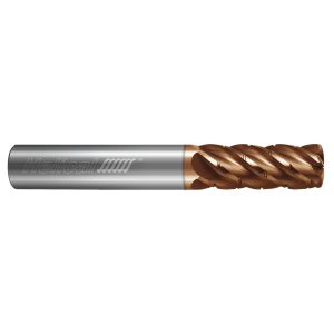 HELICAL SOLUTIONS High-Feed End Mills; Mill Dia (Decimal Inch): 0.2500; Mill Dia (Inch): 1/4; Program Radius (Decimal Inch): 0.0314; Number of Flutes: 5; Material: Solid Carbide; Finish/Coating: Tplus; Length of Cut (Decimal Inch): 0.7500; Length of Cut (Inch): 0.7500; Sha 84491