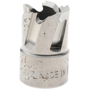 HOUGEN Annular Cutter: 1/2" Dia, 1/4" Depth of Cut, High Speed Steel 11116