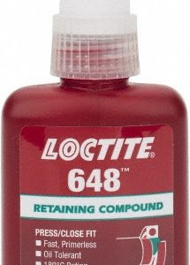 LOCTITE Retaining Compound: 50 mL Bottle, Green, Liquid 1835920