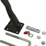 DE-STA-CO Pull-Action Latch Clamp: Horizontal, 7,500 lb, U-Hook, Flanged Base 385-L