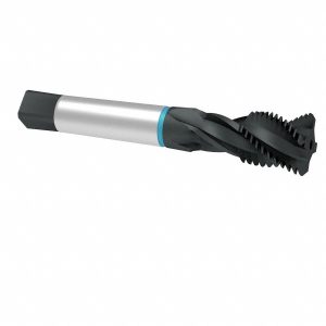 EMUGE Spiral Flute Tap: #1-8 UNC, 4 Flutes, Modified Bottoming, 2B Class of Fit, Cobalt, Oxide Coated CU503200.5018