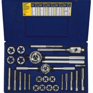 IRWIN Tap & Die Set: 1/4-18 to 1-14 Taps, 1/4-18 to 1-14 Dies, NPT, UNC & UNF 97094ZR