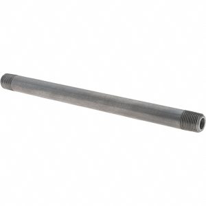 VALUE COLLECTION Black Pipe Nipple: 1/8" Dia x 5-1/2" Long, Schedule 80 1/8139.7BLKBN80